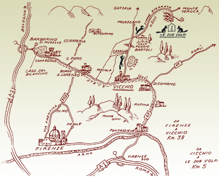 Mappa Mugello